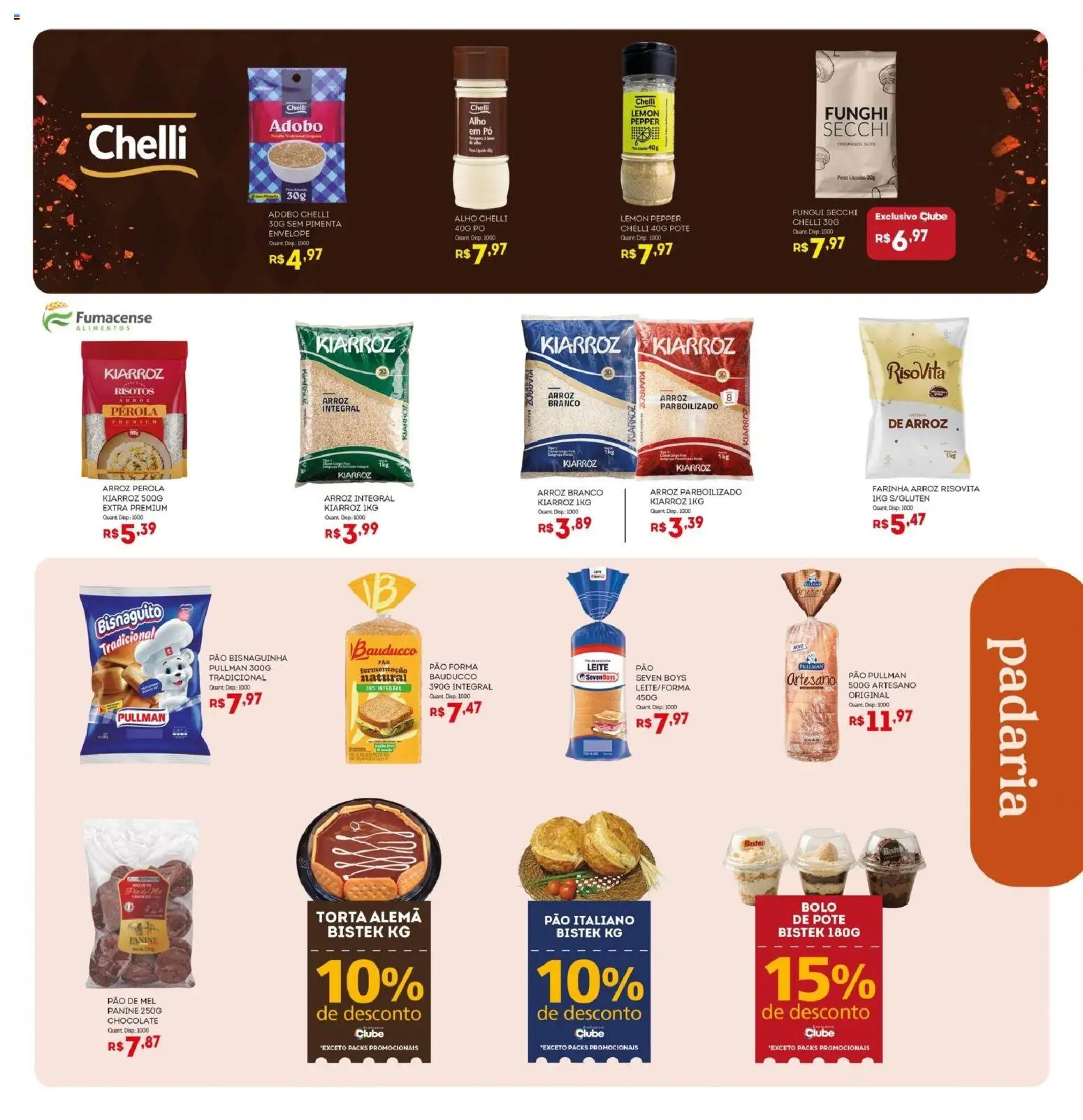 Bistek Supermercados Folheto - válido de 20.05.2026 | Página: 9 | Produtos: Alho, Pó, Envelope, PC