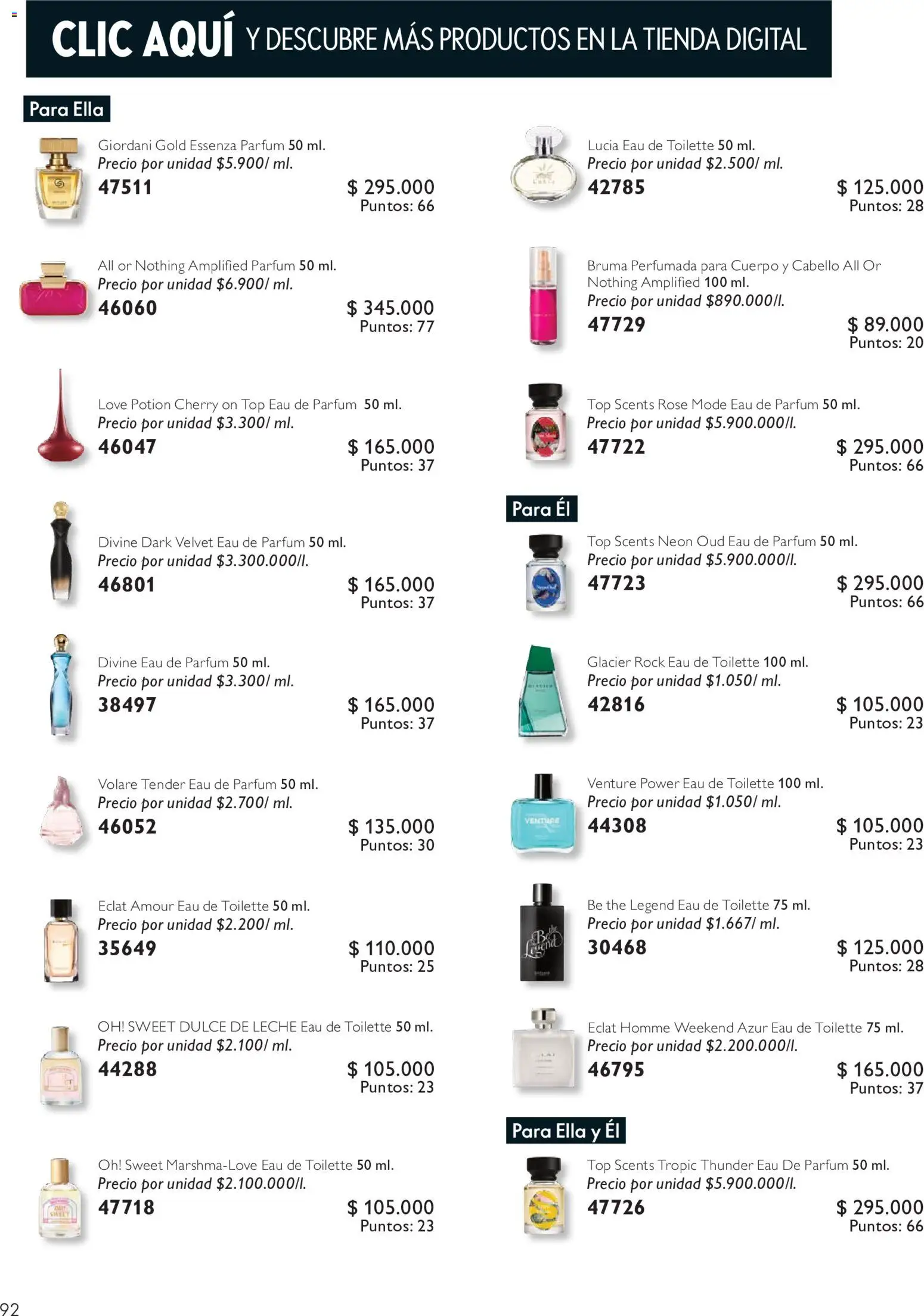 Oriflame revista - valida desde el 03/10/2026 | Página: 92