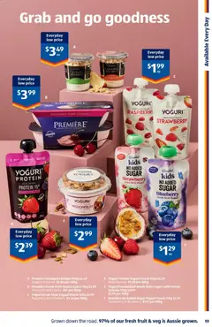 Preview of Yogurt Passionfruit Greek Style Yogurt, with Honey Granola 170g - valid from 25/08/2026 | Page: 19 | Products: Yogurt, Honey, Protein yogurt, Raspberry
