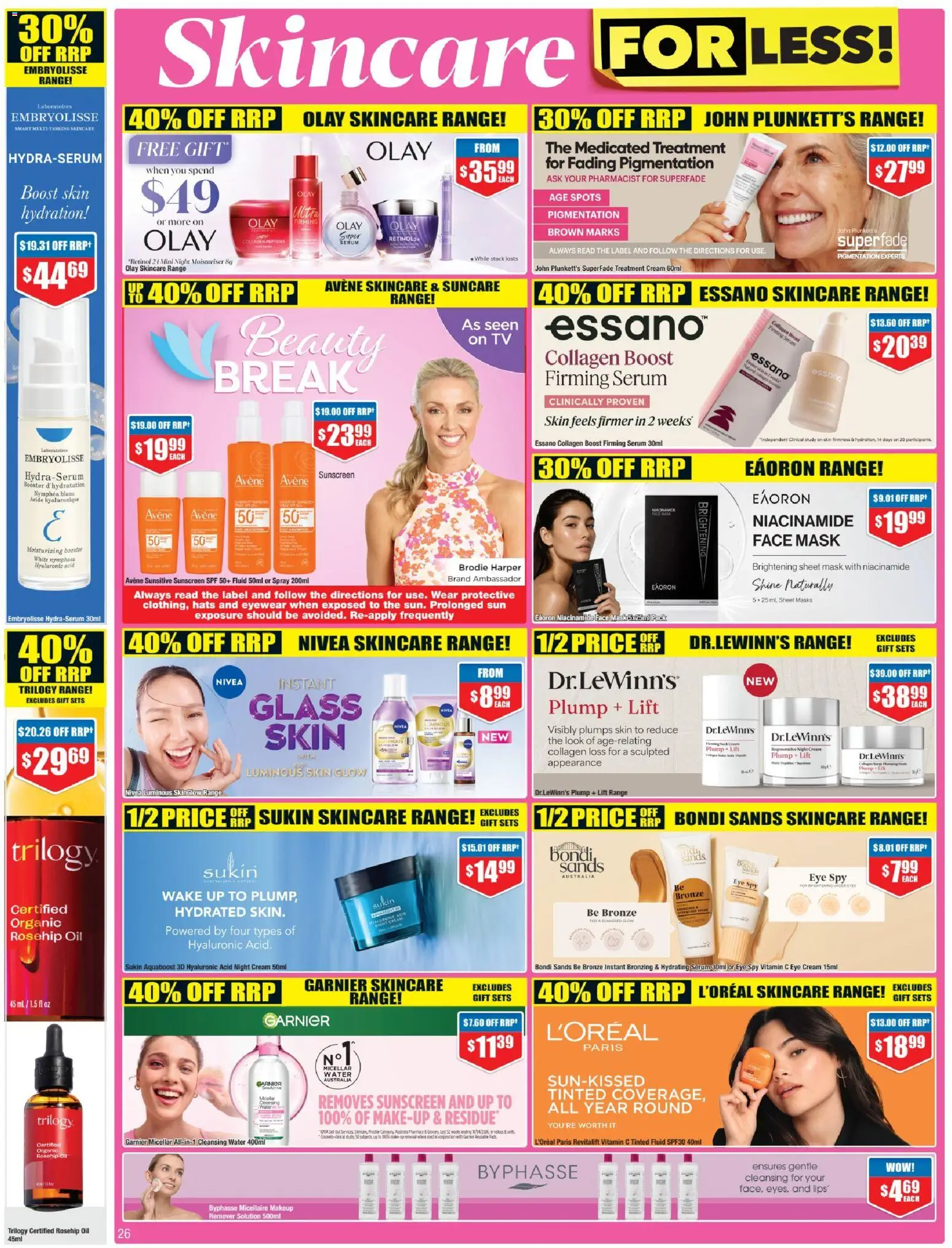 Chemist Warehouse catalogue - valid from 20/08/2026 | Page: 26 | Products: Masks, Sunscreen, Moisturiser, Collagen