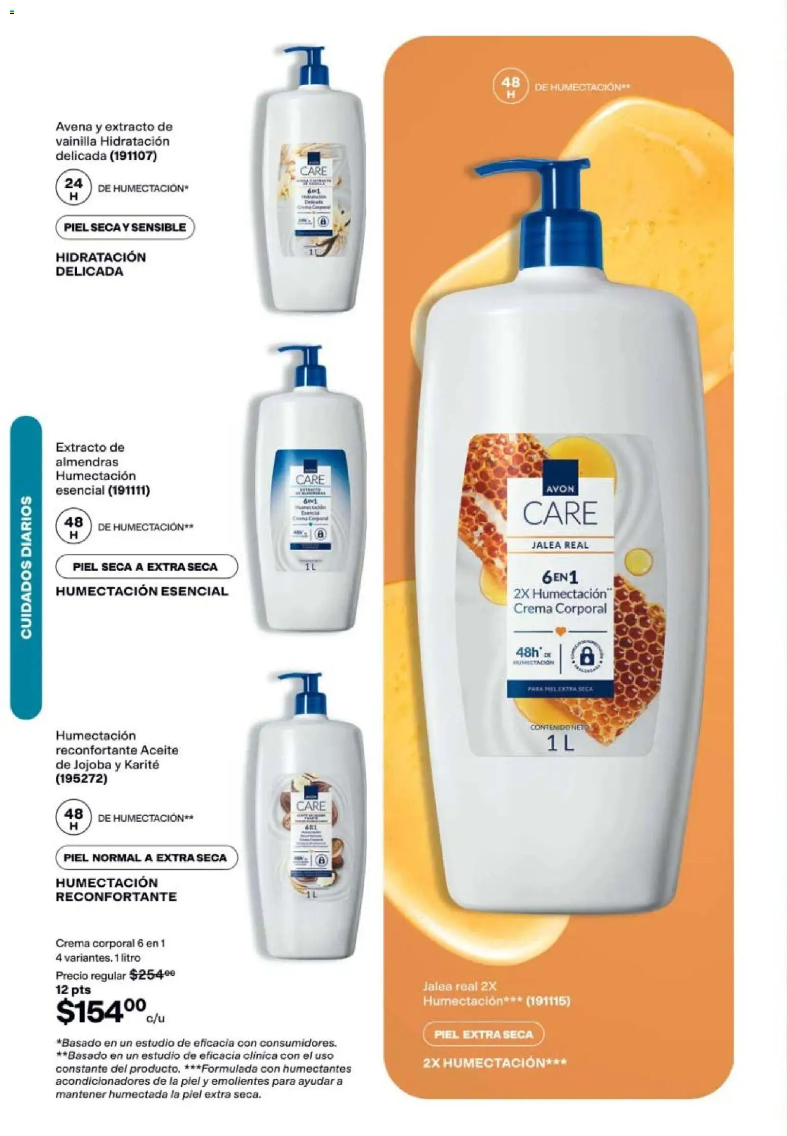 Nuevas ofertas de AVON válidas en toda la República Mexicana desde el 20/08/2026. ¡Encuentra las mejores ofertas en AVON campaña 12 2026! | Página: 128 | Productos: Almendras, Avena, Crema, Crema corporal