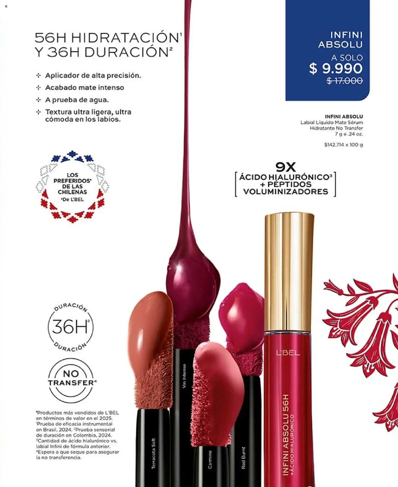 Catálogo L'Bel Campaña 13 │ válido desde el 26.07.2026 | Página: 11 | Productos: Mate, Labial, Serum