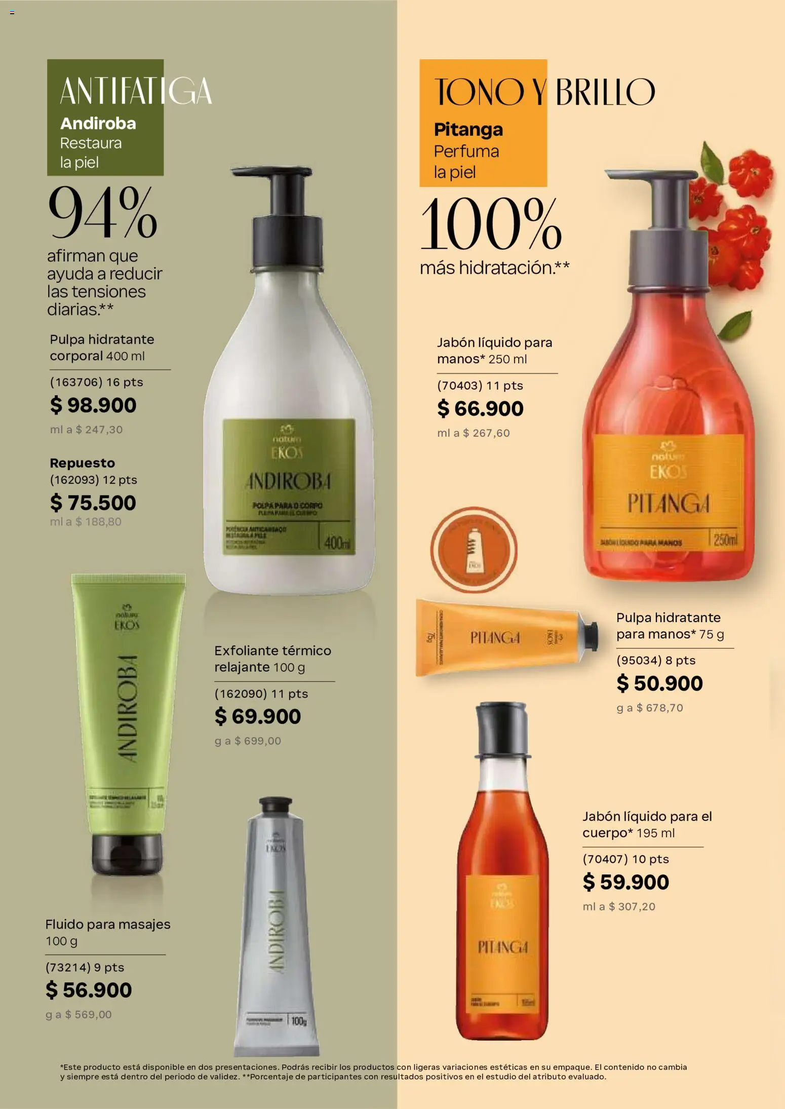 Natura revista - valida desde el 02/09/2026 | Página: 119 | Productos: Jabón líquido, Brillo, Jabón