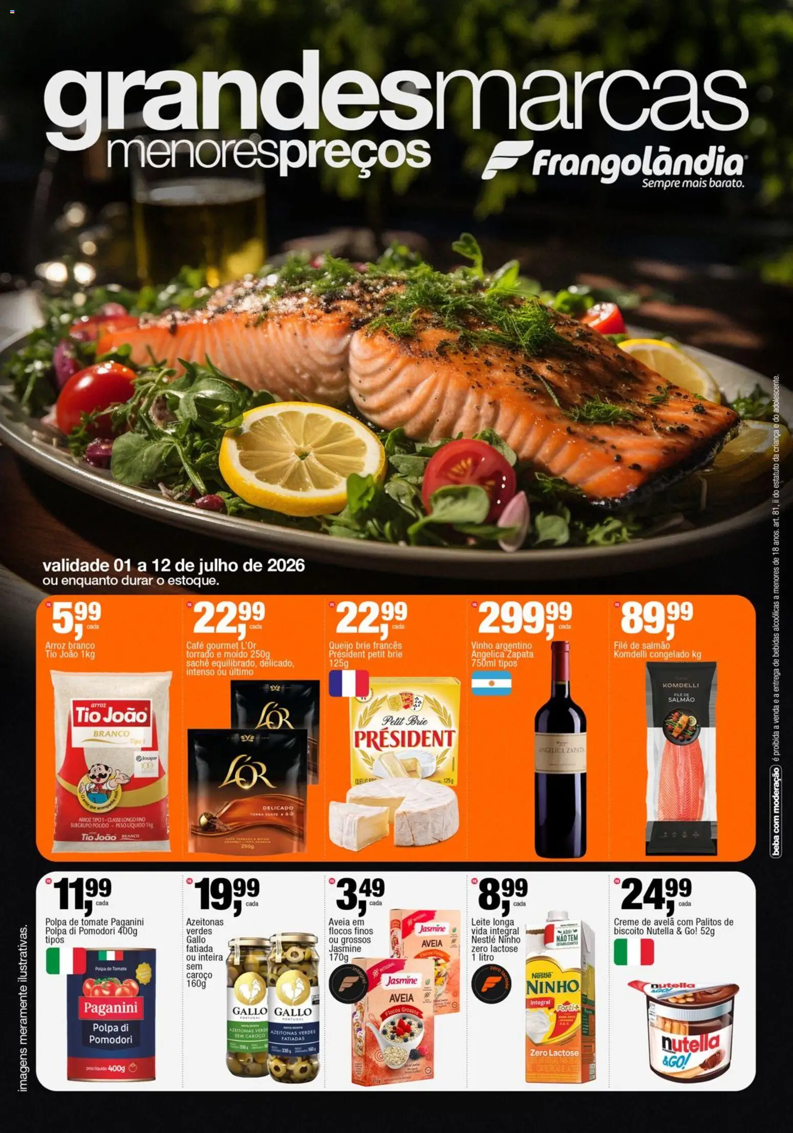 Frangolândia ofertas menores preços de 01/07/2026 | Promoções Online