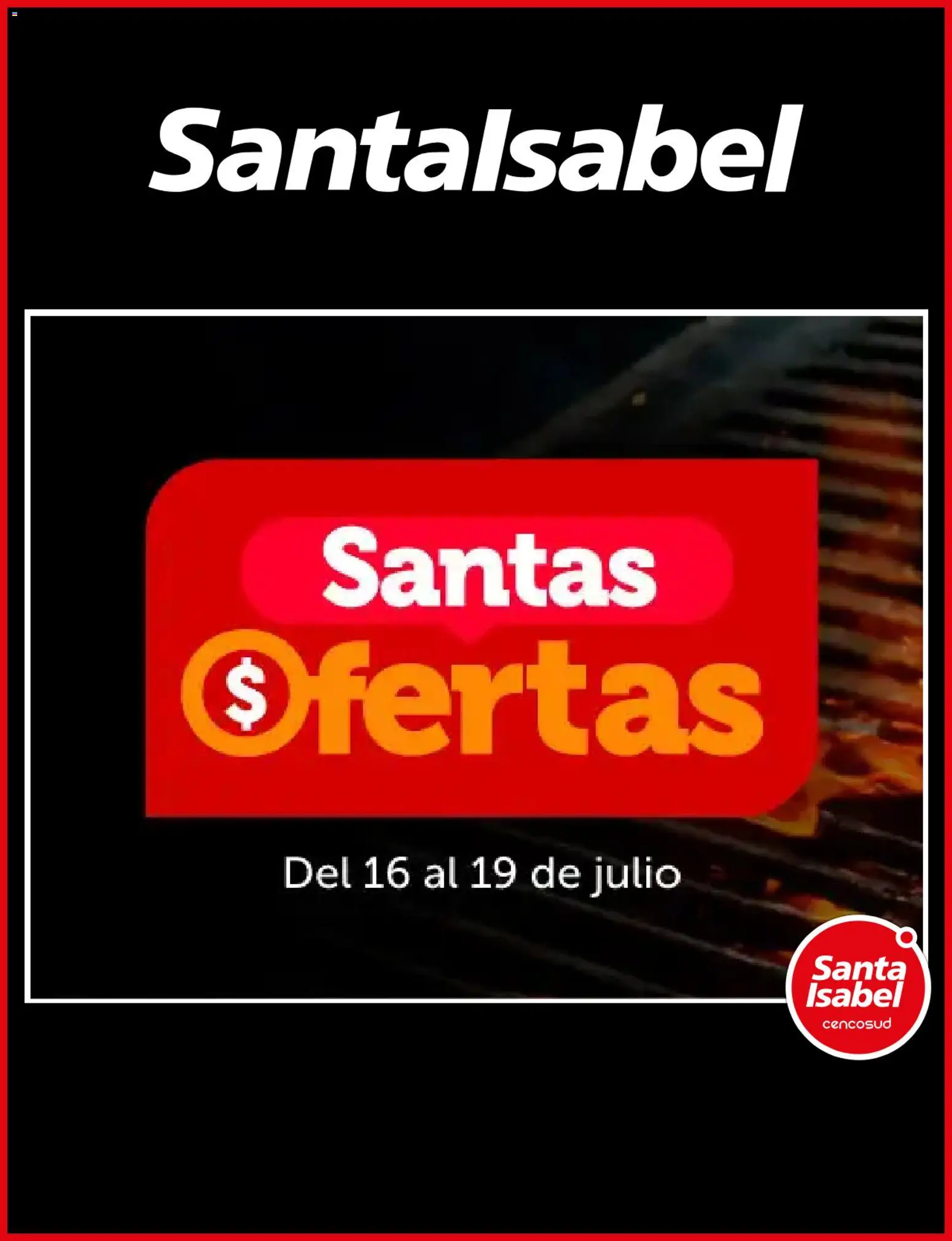 Santa Isabel Ofertas > oferta válido desde 15.07.2026 cover