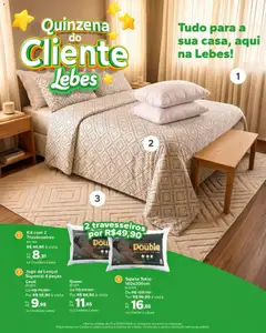 Lebes ofertas Quinzena do Cliente - Pré-Visualização do folheto da loja Lebes, válido de 01/09/2026