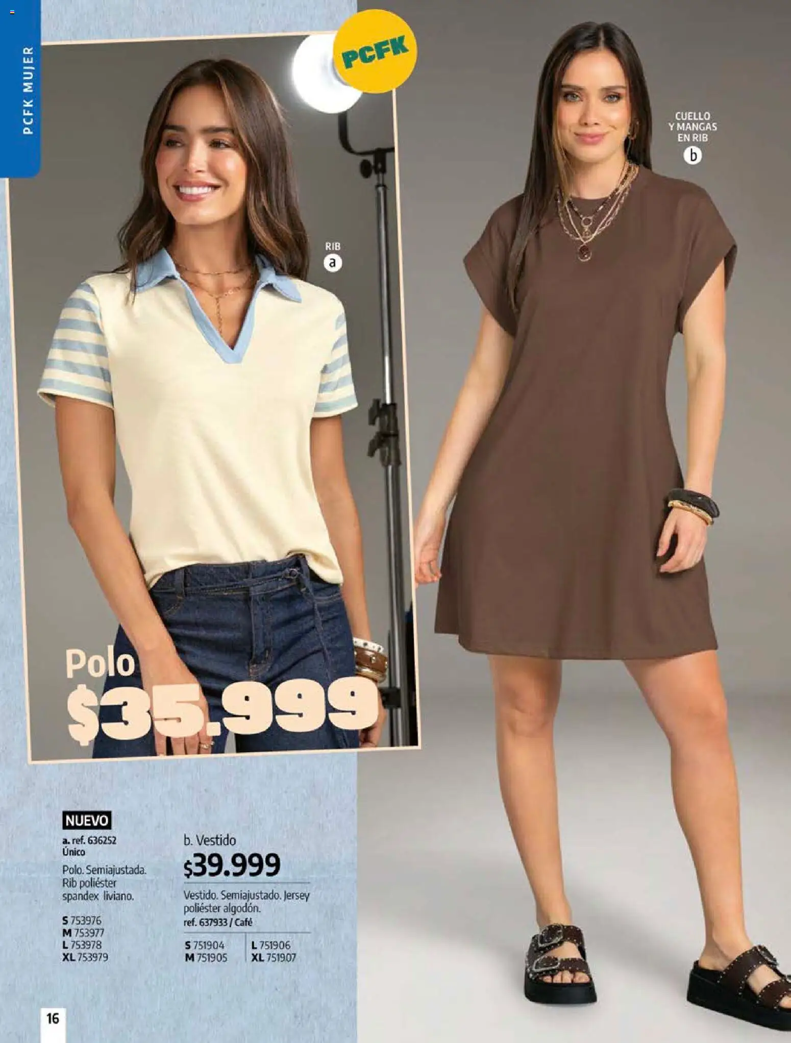 Pacifika revista - valida desde el 18/09/2026 | Página: 16 | Productos: Vestido, Cuello, Café