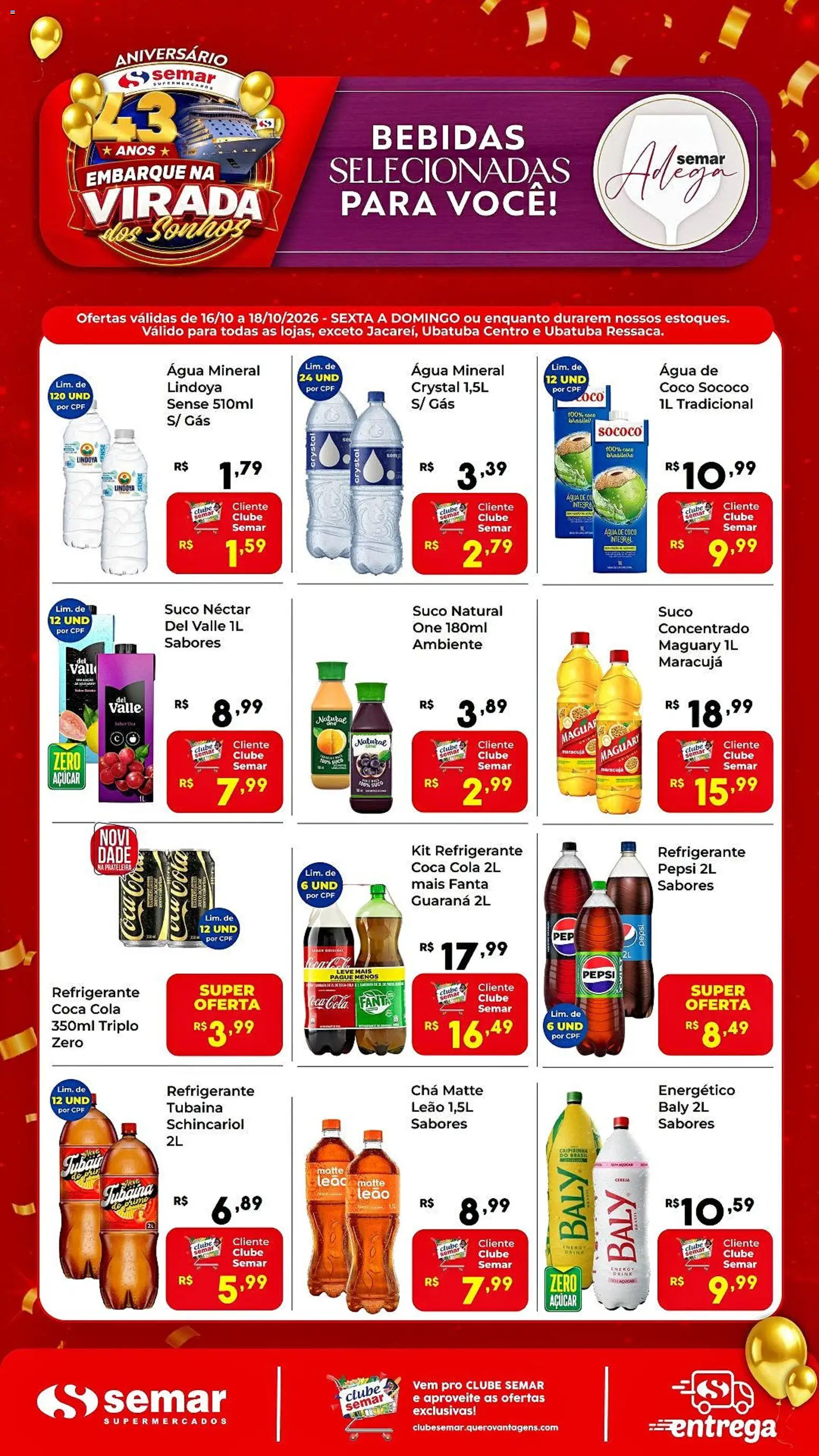 Semar Supermercado Folheto - válido de 16/10/2026 | Página: 1