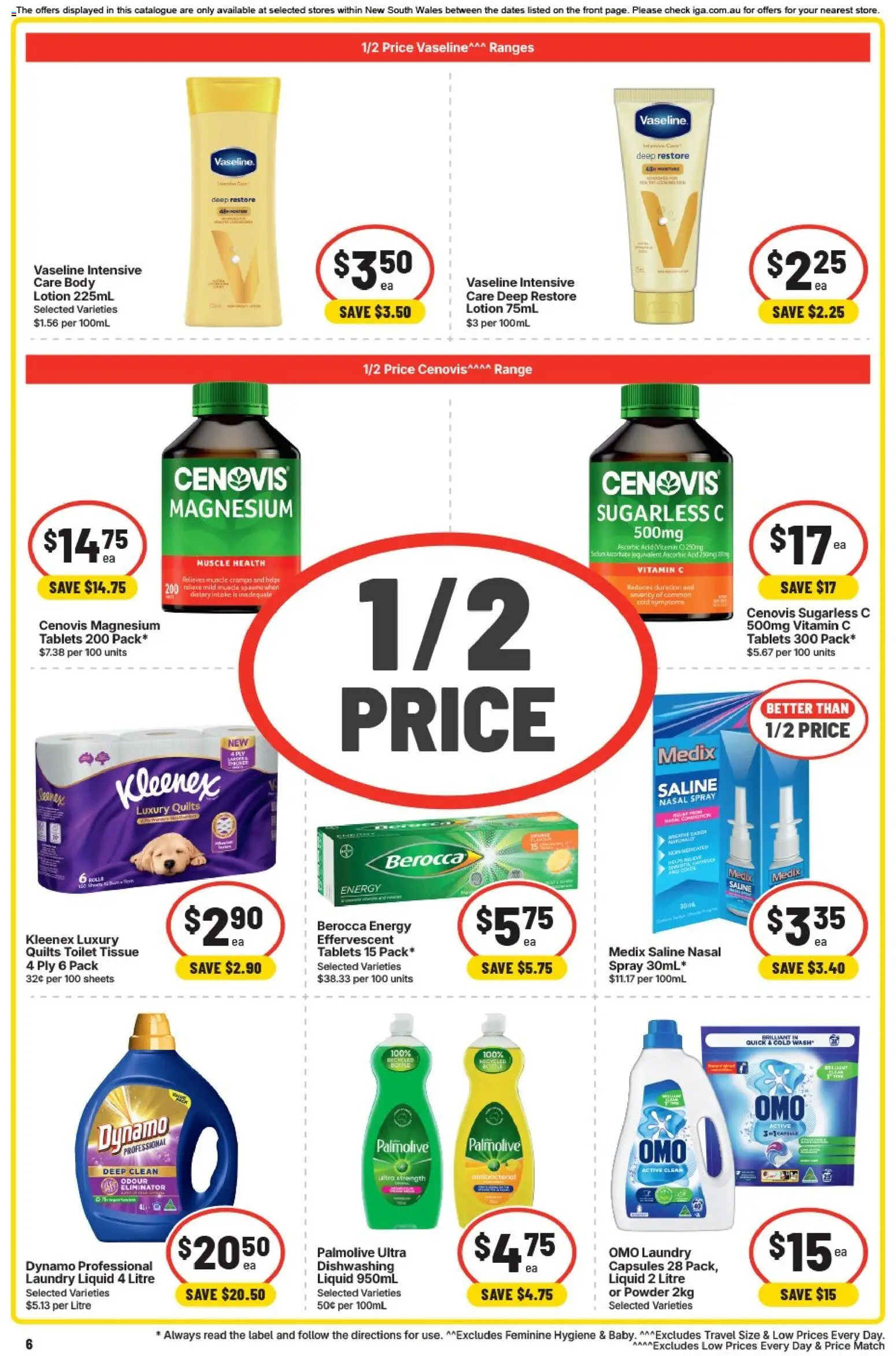 IGA catalogue - valid from 28/07/2026 | Page: 15 | Products: Toilet, Powder, Laundry, Vitamin