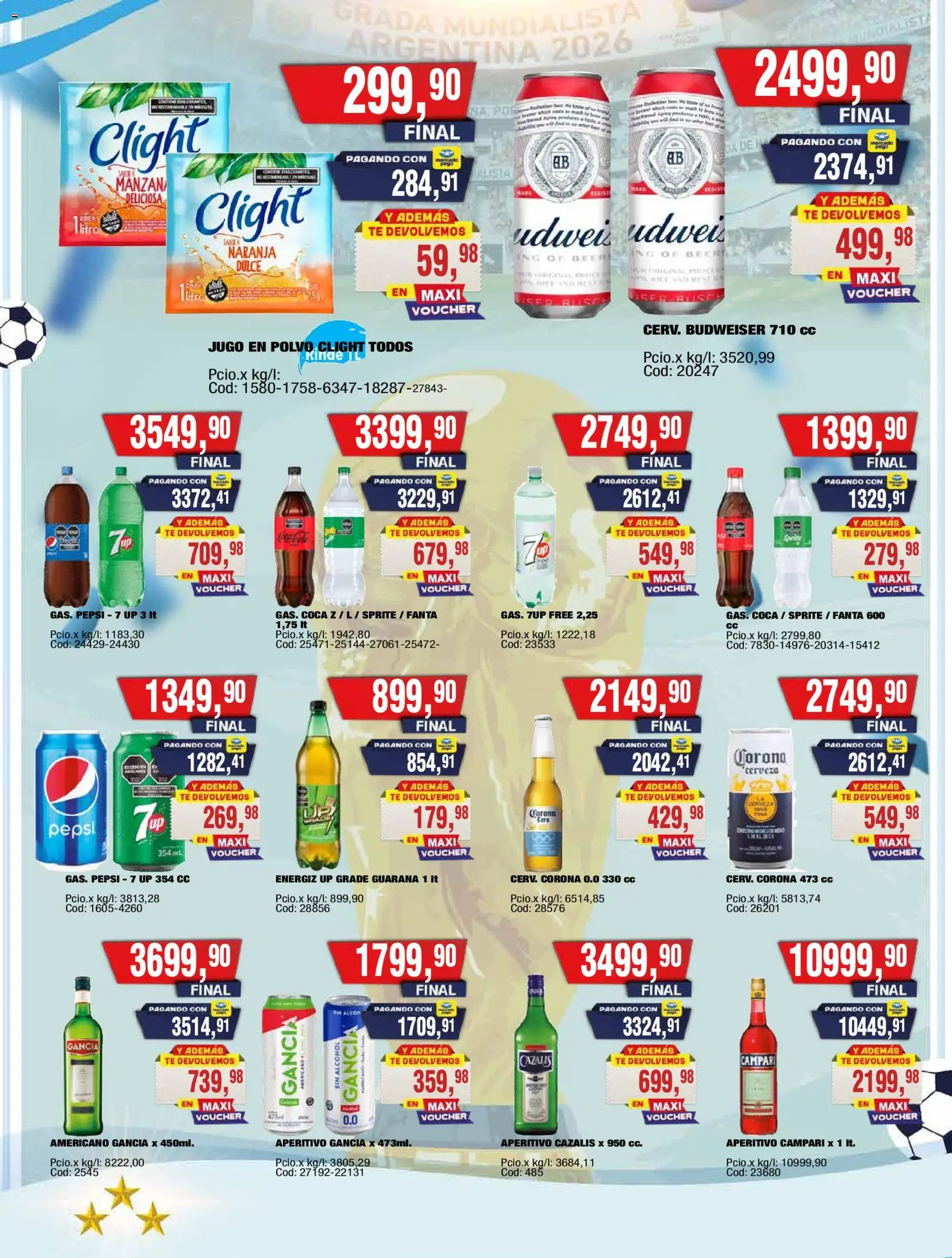 Maxiconsumo ofertas │ válido desde el 15.06.2026 | Página: 19 | Productos: Manzana, Jugo, Cerveza, Té