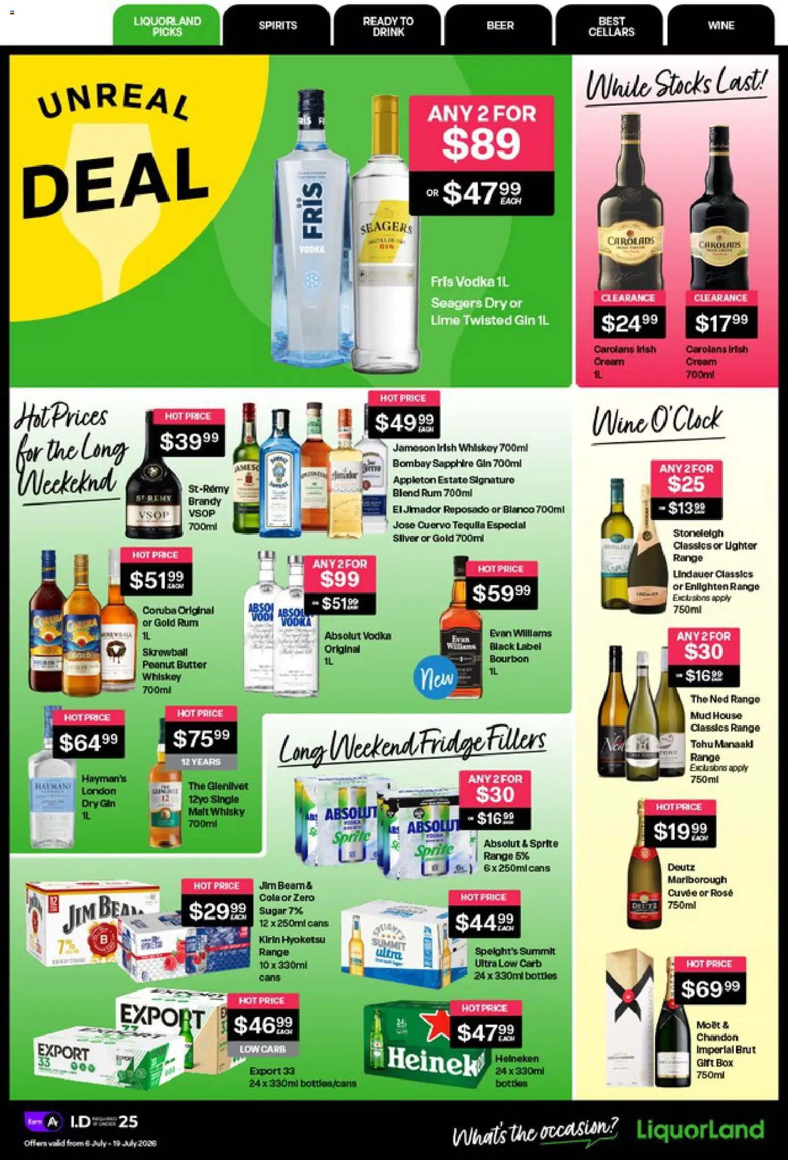 Liquorland catalogue from 6 Jul 2026 | Page: 1