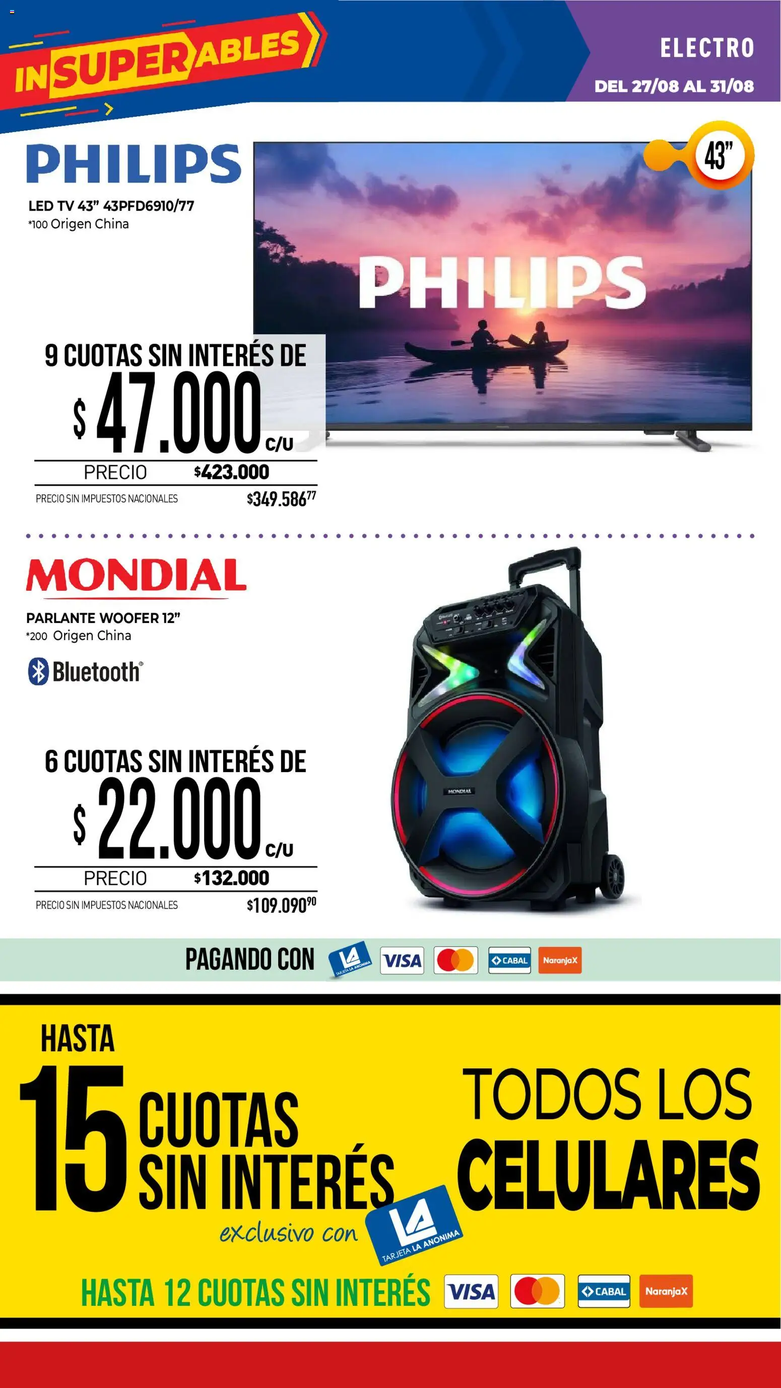 La Anonima catálogo │ válido desde el 27/08/2026 | Página: 31