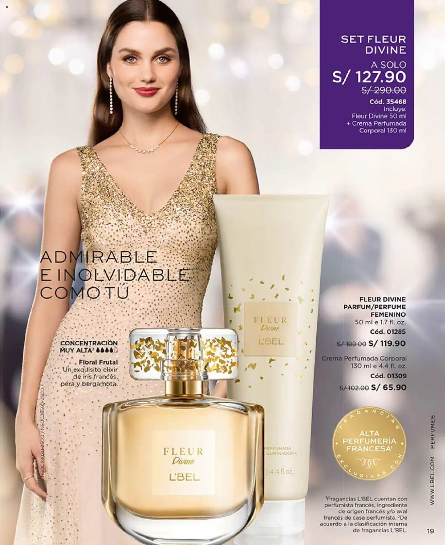 Catálogo L'Bel válido desde 04/04/2026 | Página: 19 | Productos: Perfumes, Crema