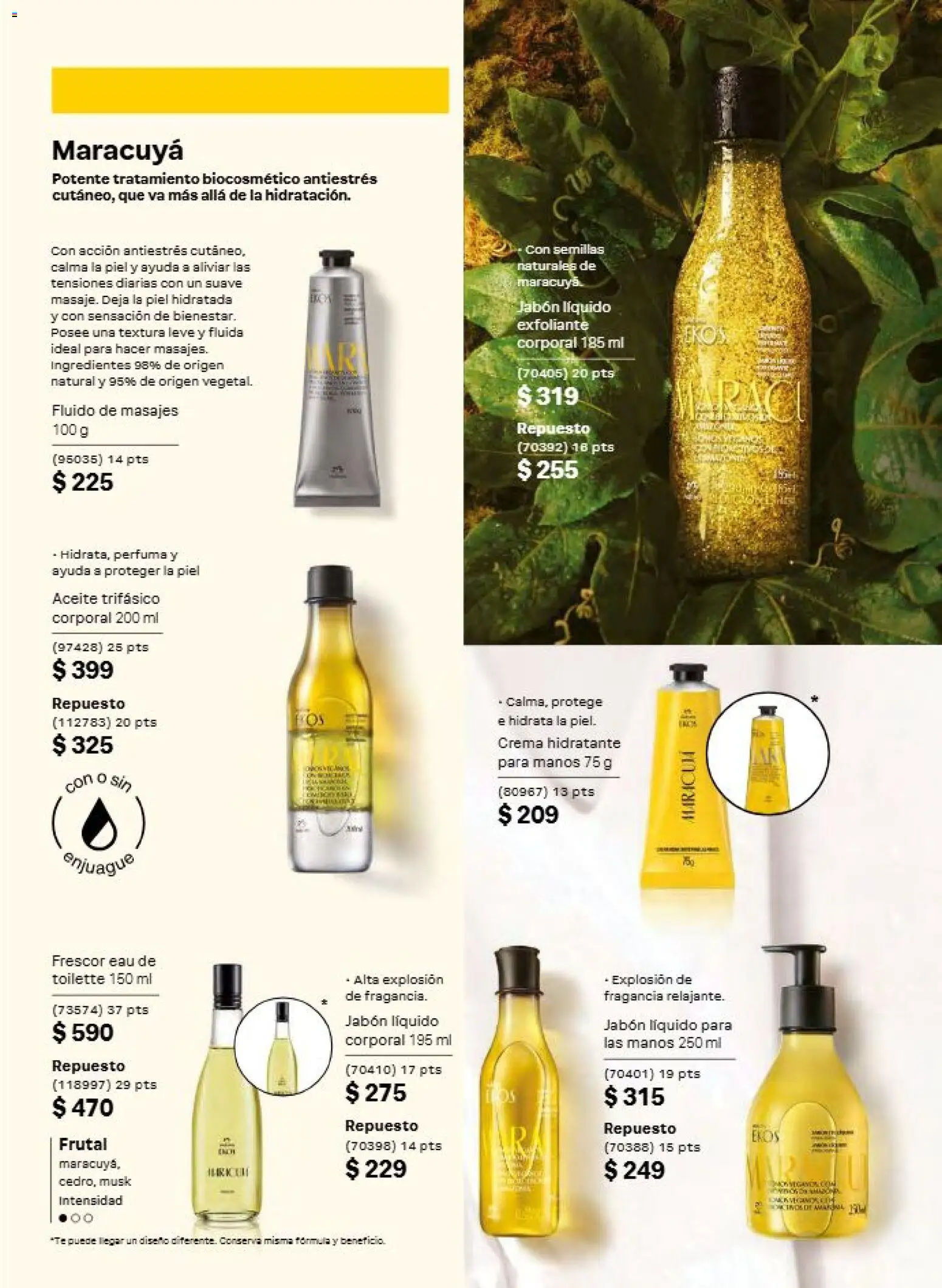 Nuevas ofertas de Natura válidas en toda la República Mexicana desde el 31/07/2026. ¡Encuentra las mejores ofertas en Natura campaña 12 2026! | Página: 113 | Productos: Aceite, Ingredientes, Eau de toilette, Jabón