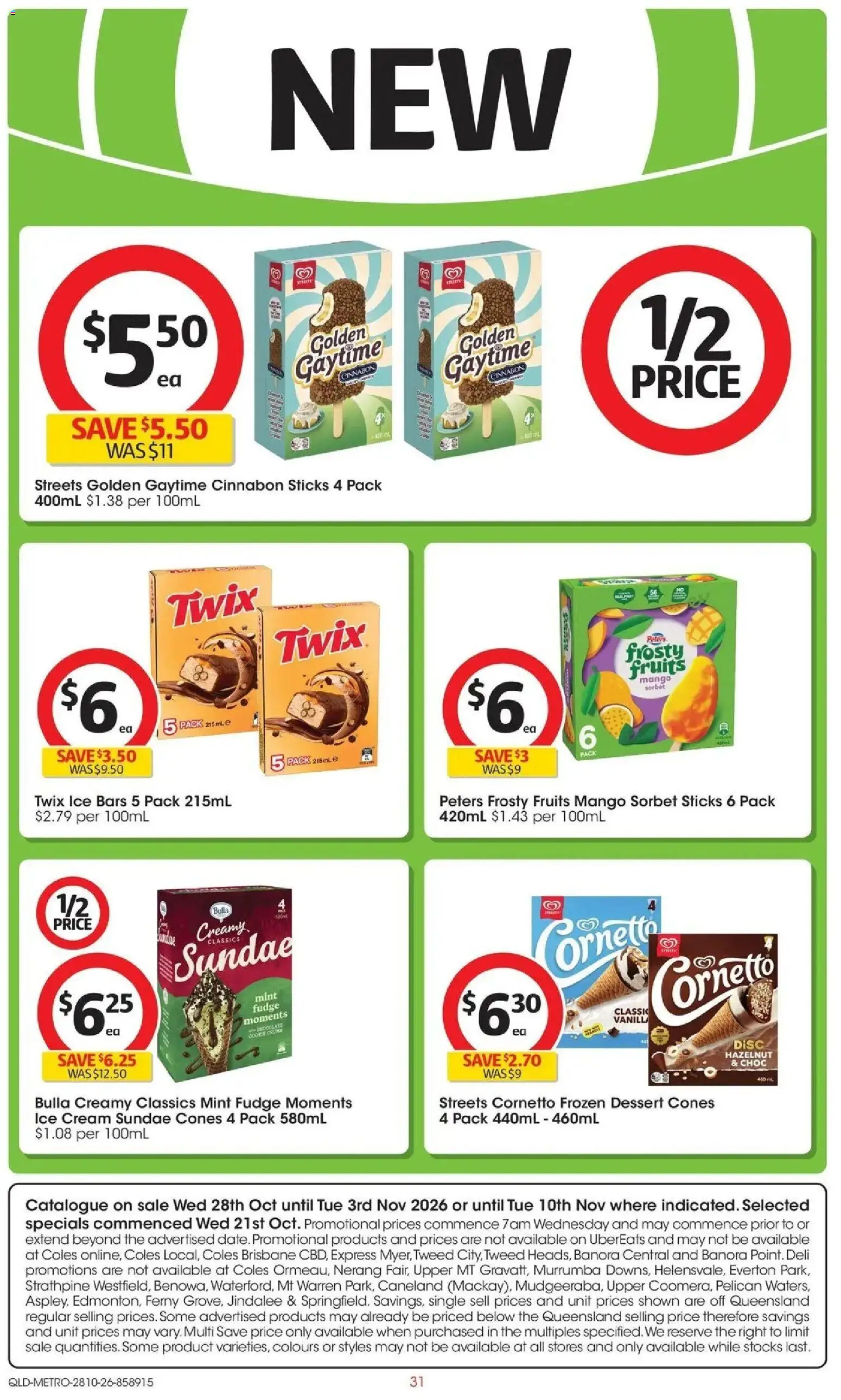 ﻿Coles catalogue valid from 28/10/2026 > Online Australia | Page: 31