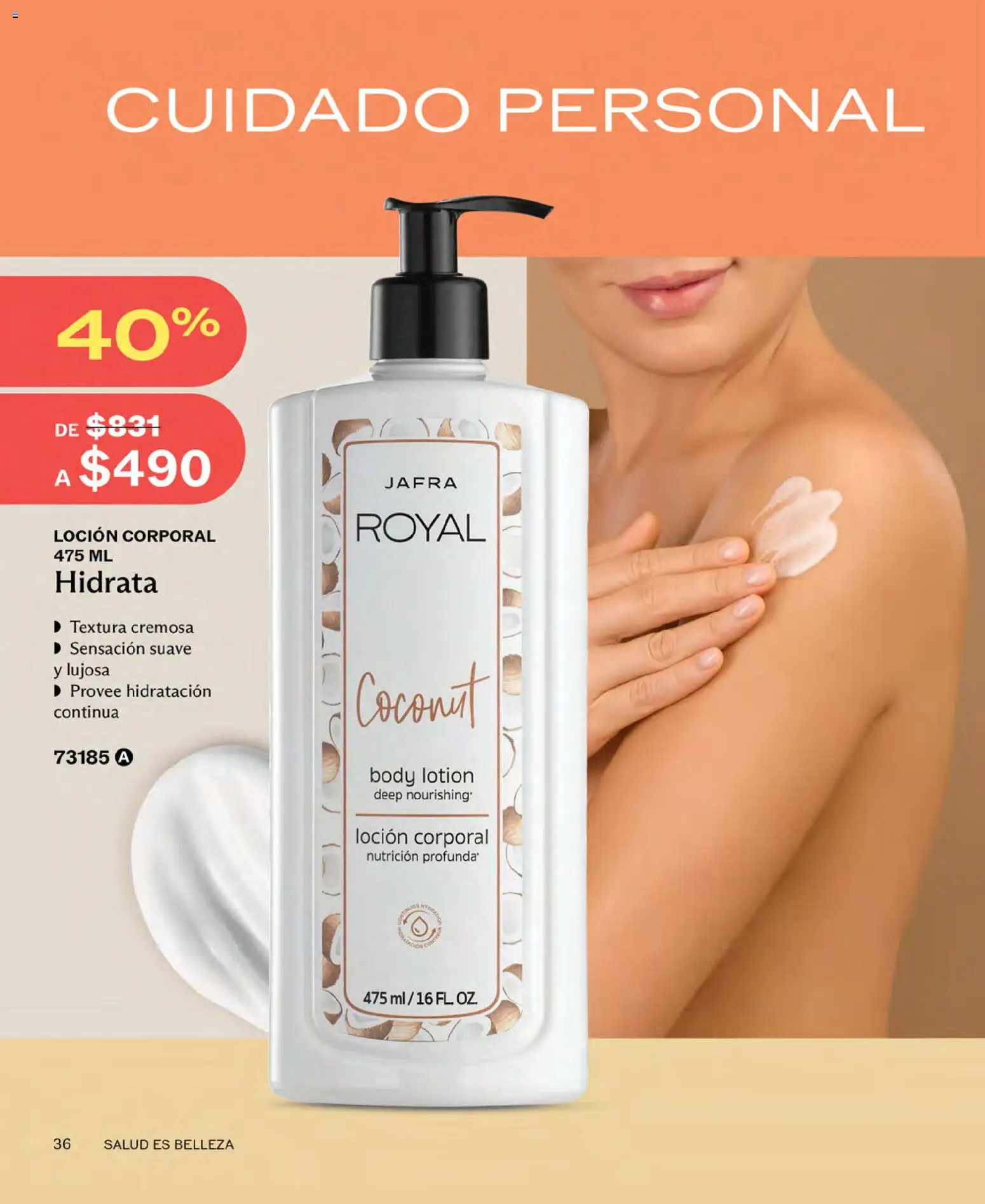 Nuevas ofertas de JAFRA válidas en toda la República Mexicana desde el 01.06.2026. ¡Encuentra las mejores ofertas en JAFRA catálogo! | Página: 36 | Productos: Loción, Body