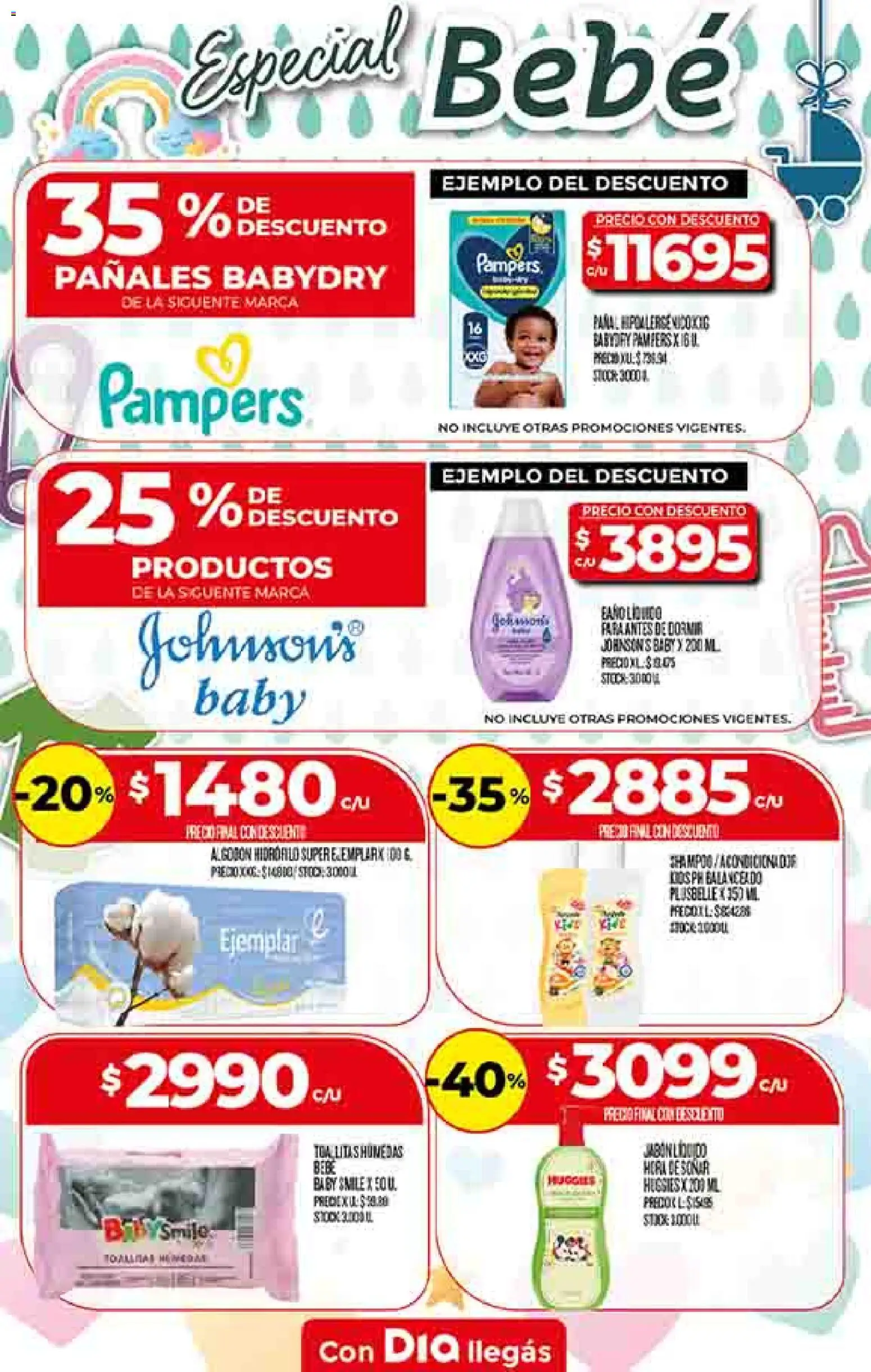 Dia - Ofertas Salta y Jujuy │ válido desde el 03.06.2026 | Página: 27 | Productos: Algodón, Shampoo, Acondicionador, Pañales