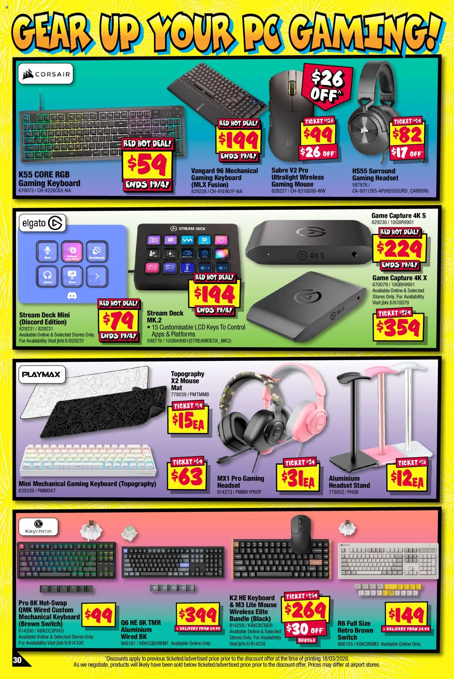 JB Hi-Fi catalogue - valid from 30/03/2026 | Page: 30 | Products: Pc, Keyboard, Headset, Game