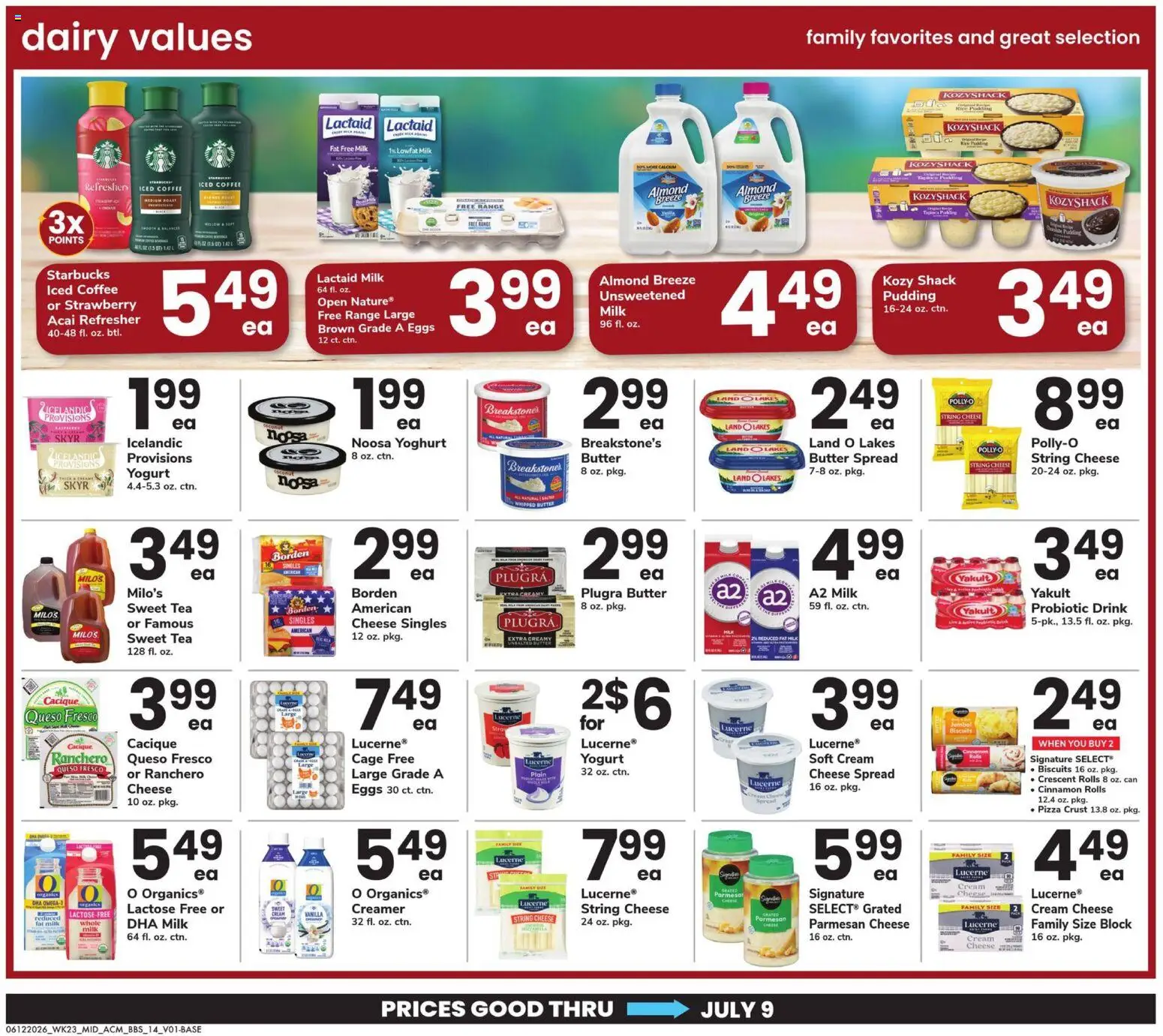 Acme Big Book of Savings - valid from 12.06.2026 | Page: 14 | Products: Milk, Cheese, Pizza, Cream