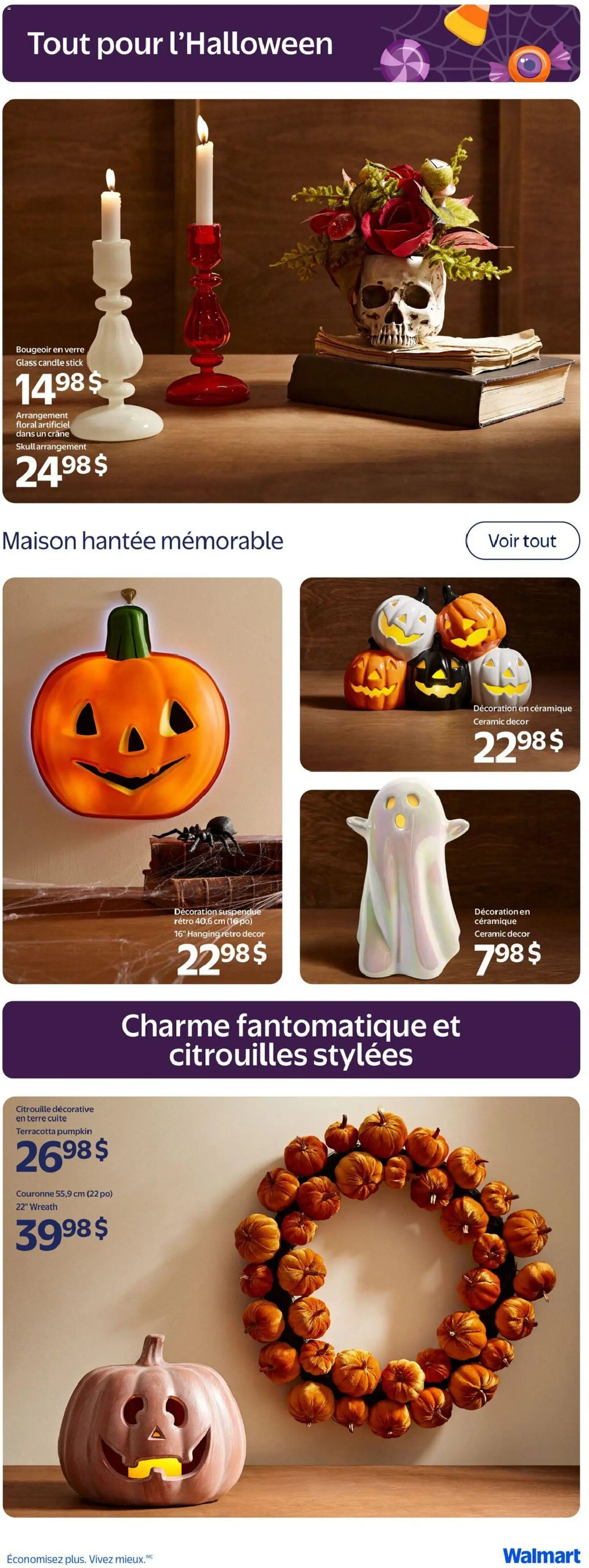 Walmart flyer valid from Oct 1, 2026 | Page: 7 | Products: Decoration, Pumpkin