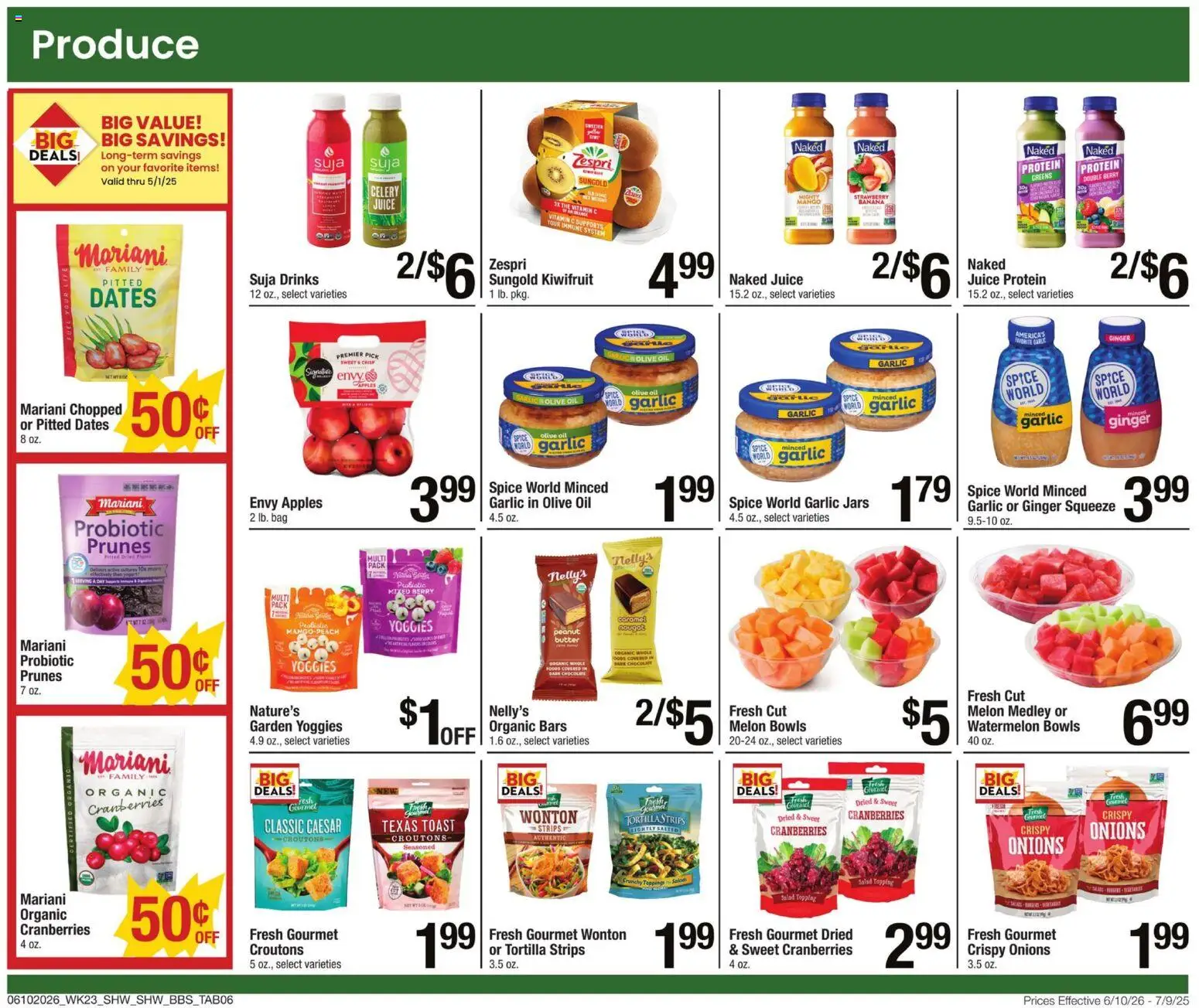 Shaw's Big Book of Savings - valid from 10.06.2026 | Page: 7 | Products: Yogurt, Oil, Garlic, Bag