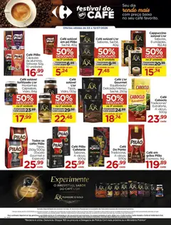 Carrefour Bairro ofertas Festival do Café - Pré-Visualização do folheto da loja Carrefour Bairro, válido de 03/07/2026 | Página: 2 | Produtos: Pó, Café, Baixo, Café pilão
