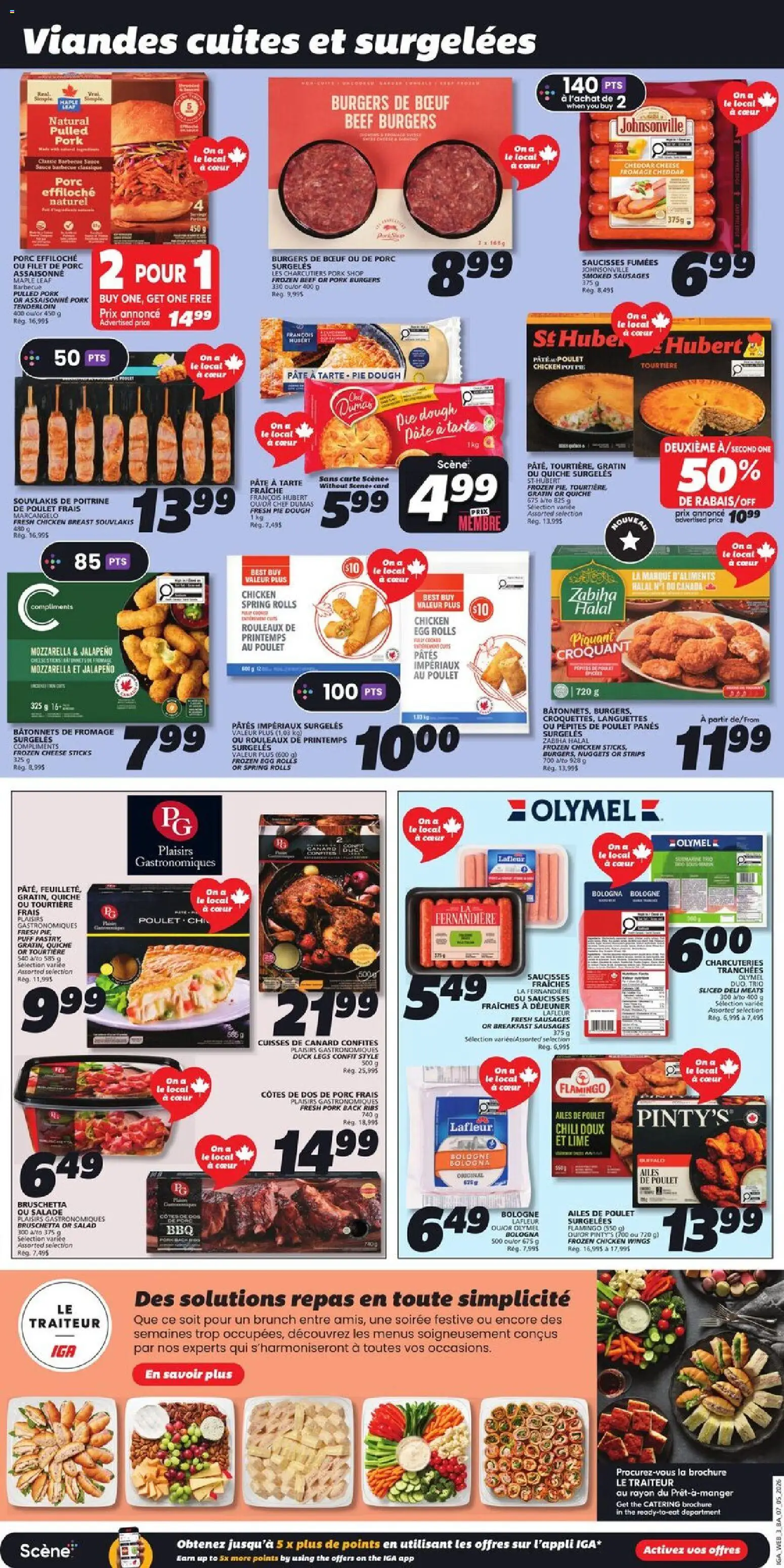 IGA flyer valid from 07.05.2026 | Page: 7 | Products: Beef, Salad, Cheese, Pork