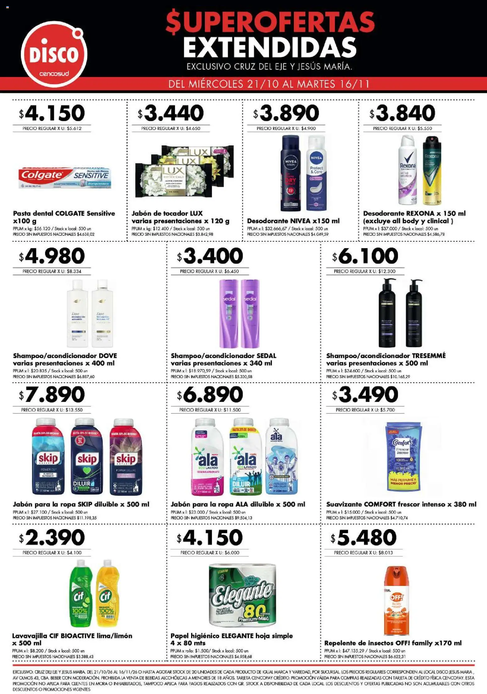 Disco - Superofertas Extendidas │ válido desde el 21/10/2026 | Página: 4