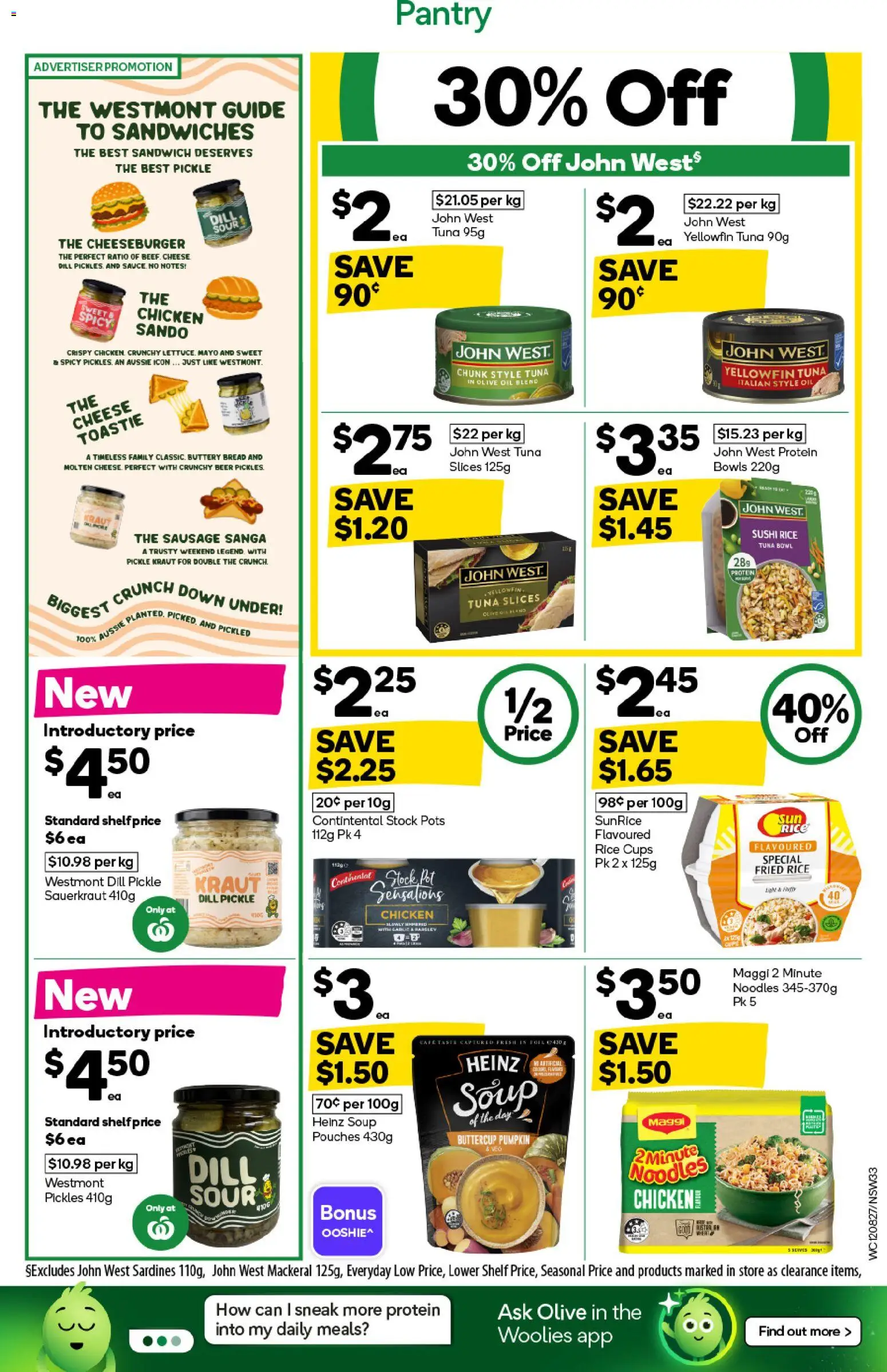 Woolworths catalogue - valid from 12/08/2026 | Page: 33 | Products: Pot, Protein, Oil, Pickles