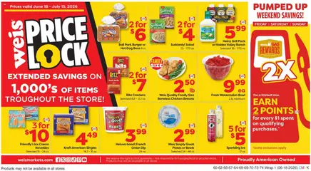 Preview of Weis weekly ads valid from 18.06.2026