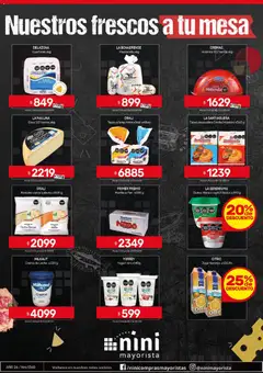 Vista previa NINI Mayorista ofertas válido desde el 18.05.2026 | Página: 40 | Productos: Mesa, Pollo, Manteca, Queso