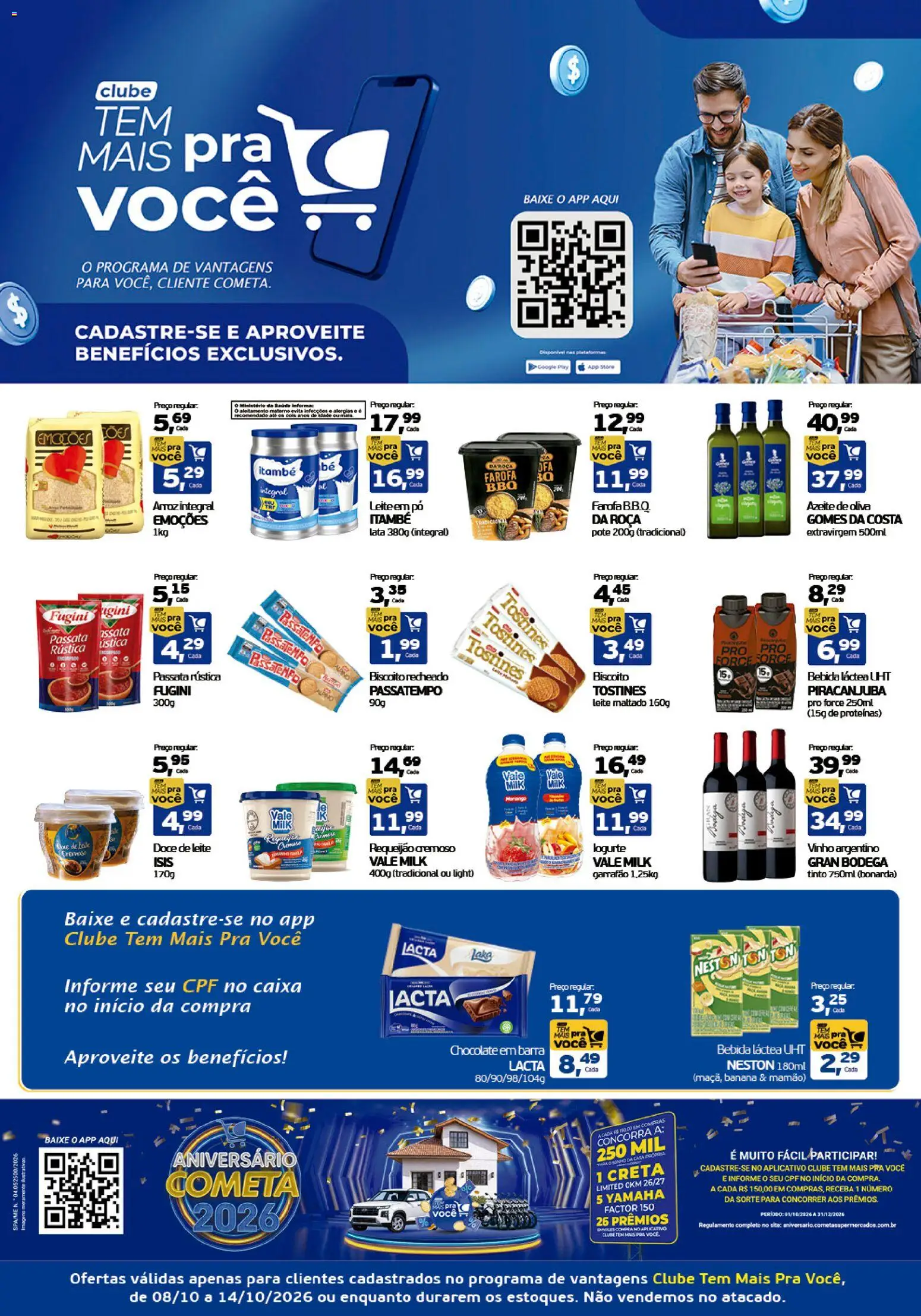 Cometa Supermercados Folheto - válido de 08/10/2026 | Página: 1