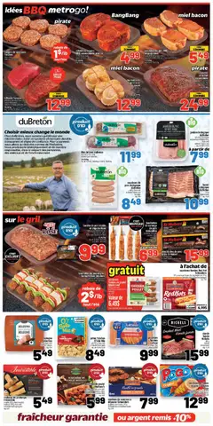 Preview of Metro weekly flyer / circulaire from shop Metro valid from Jul 9, 2026 | Page: 10 | Products: Pasta, Ham, Chicken, Pork