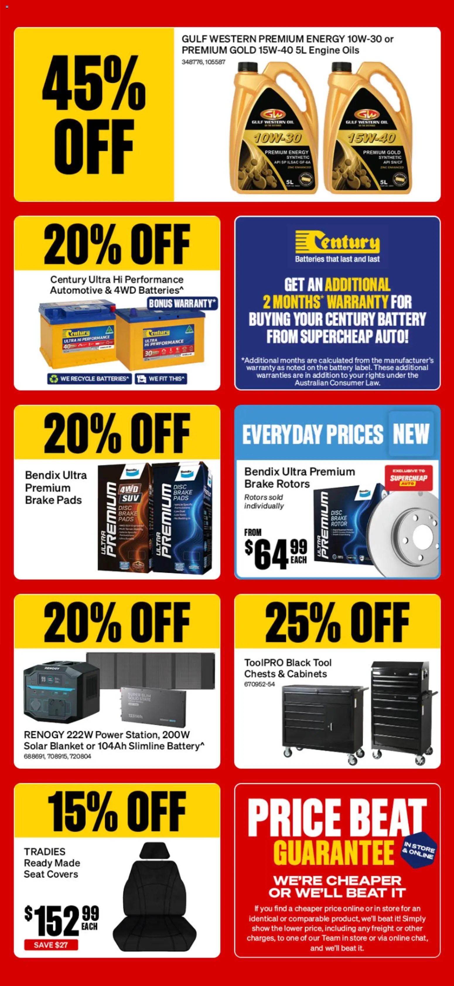 Supercheap Auto catalogue - valid from 30/09/2026 | Page: 2 | Products: Battery, Batteries, Blanket, Zinc