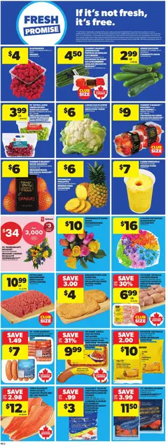 Preview of Atlantic Superstore weekly flyer / circulaire from shop Atlantic Superstore valid from 11.06.2026 | Page: 5 | Products: Beef, Pineapple, Cucumbers, Chicken
