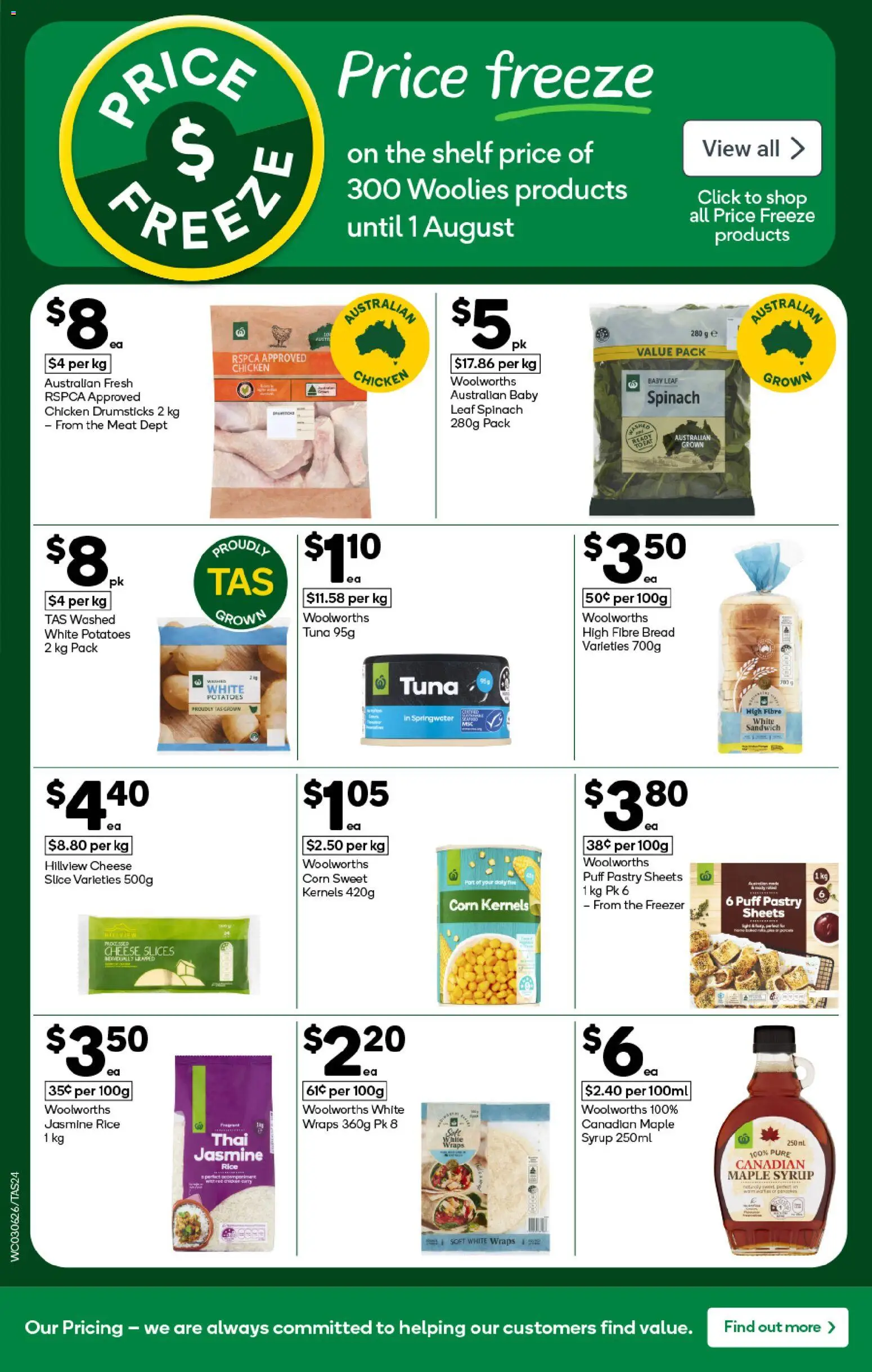 Woolworths catalogue - valid from 03.06.2026 | Page: 24 | Products: Shelf, Cheese, Rice, Tuna