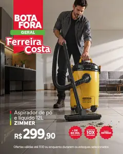 Ferreira Costa - Ofertas atuais - Pré-Visualização do folheto da loja Ferreira Costa, válido de 23/09/2026 | Página: 4 | Produtos: Aspirador de pó, Pó