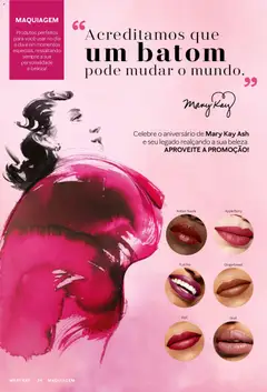 Mary Kay - Catálogo Maio 2026 - Pré-Visualização do folheto da loja Mary Kay, válido de 01.05.2026 | Página: 24 | Produtos: Maquiagem, Batom