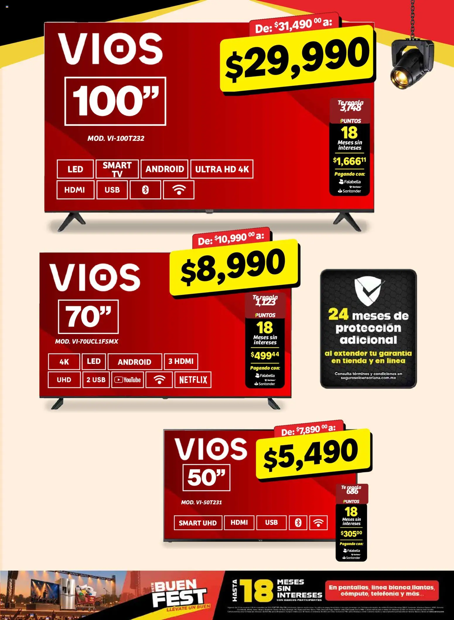 Nuevas ofertas de Soriana válidas en toda la República Mexicana desde el 30/10/2026. ¡Encuentra las mejores ofertas en Soriana Buen Fest! | Página: 7
