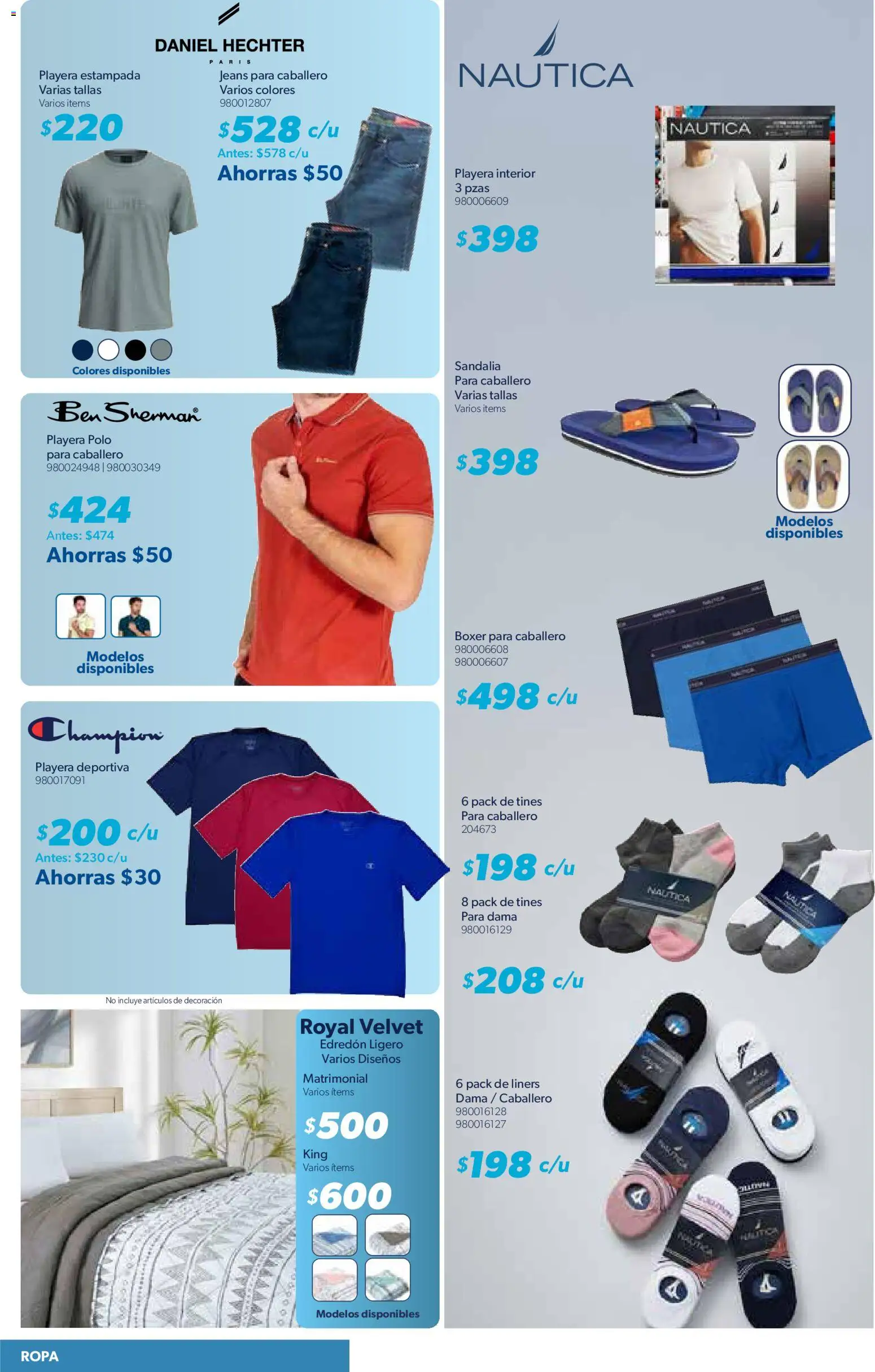 Nuevas ofertas de Sam's Club válidas en toda la República Mexicana desde el 03/03/2026. ¡Encuentra las mejores ofertas en Sam's Club catálogo! | Página: 24 | Productos: Decoración, Ropa, Playera