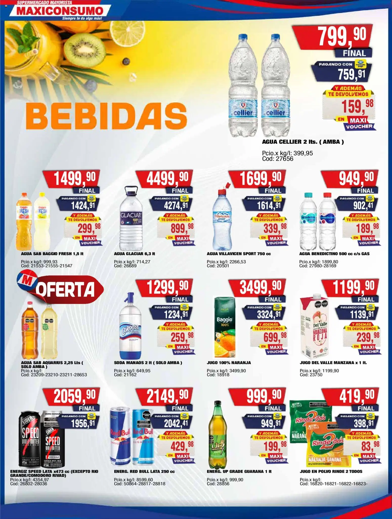 Maxiconsumo ofertas │ válido desde el 11.05.2026 | Página: 18 | Productos: Soda, Manzana, Agua, Té