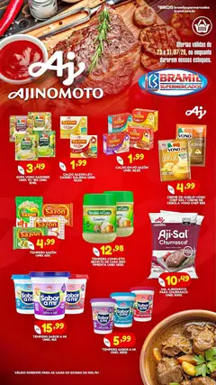 Bramil Supermercados ofertas Aj Ajinomoto - Pré-Visualização do folheto da loja Bramil Supermercados, válido de 23/07/2026