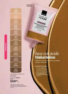 Vista previa de SERUM BASE DE MAQUIAGEM/ MAQUILLAJE ACABAMENTO NATURAL, Sérum Base de maquillaje acabado natural FPS 30, nuevo folleto de la tienda, válido en México a partir del 10/07/2026 | Página: 27