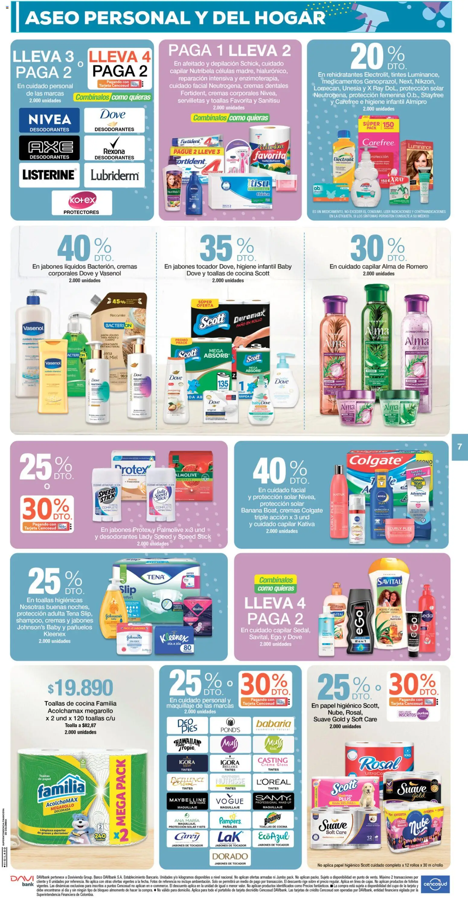 Jumbo revista - valida desde el 31/07/2026 | Página: 7 | Productos: Avena, Cocina, Toallas, Jabón