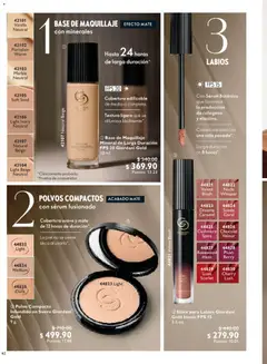 Vista previa de Oriflame campaña 7 2026, nuevo folleto de la tienda, válido en México a partir del 09.05.2026 | Página: 62 | Productos: Serum, Mate, Maquillaje, Polvo