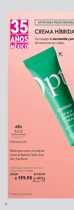 Vista previa de Oriflame campaña 7 2026, nuevo folleto de la tienda, válido en México a partir del 09.05.2026 | Página: 62 | Productos: Base de maquillaje, Serum, Mate, Maquillaje