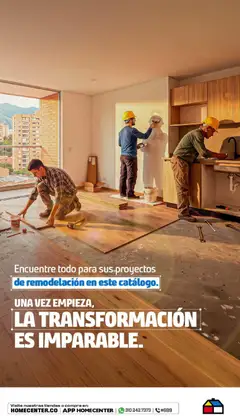 Homecenter catálogo La transformación es imparable -  Vista previa de la revista de la tienda Homecenter valido desde el 08/09/2026