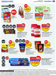 Vista previa Carrefour ofertas válido desde el 14/07/2026 | Página: 9 | Productos: Mani, Chocolate, Mate cocido, Vasos