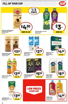 Preview of IGA catalogue NSW - valid from 20.05.2026 | Page: 22 | Products: Coffee, Tea, Lemon, Greens
