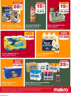 Makro catálogo -  Vista previa de la revista de la tienda Makro valido desde el 15.06.2026 | Página: 9 | Productos: Crema, Tequila, Leche, Cerveza
